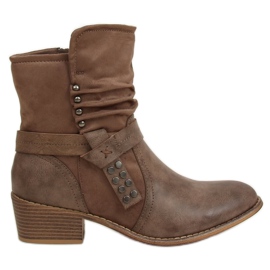 Botas beis de mujer Z1122 Khaki beige caqui