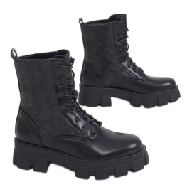 Trabajadores con cordones negros NC1113 Negro
