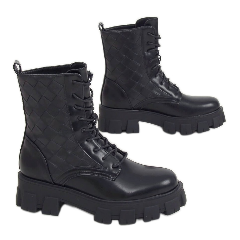 Trabajadores con cordones negros NC1113 Negro