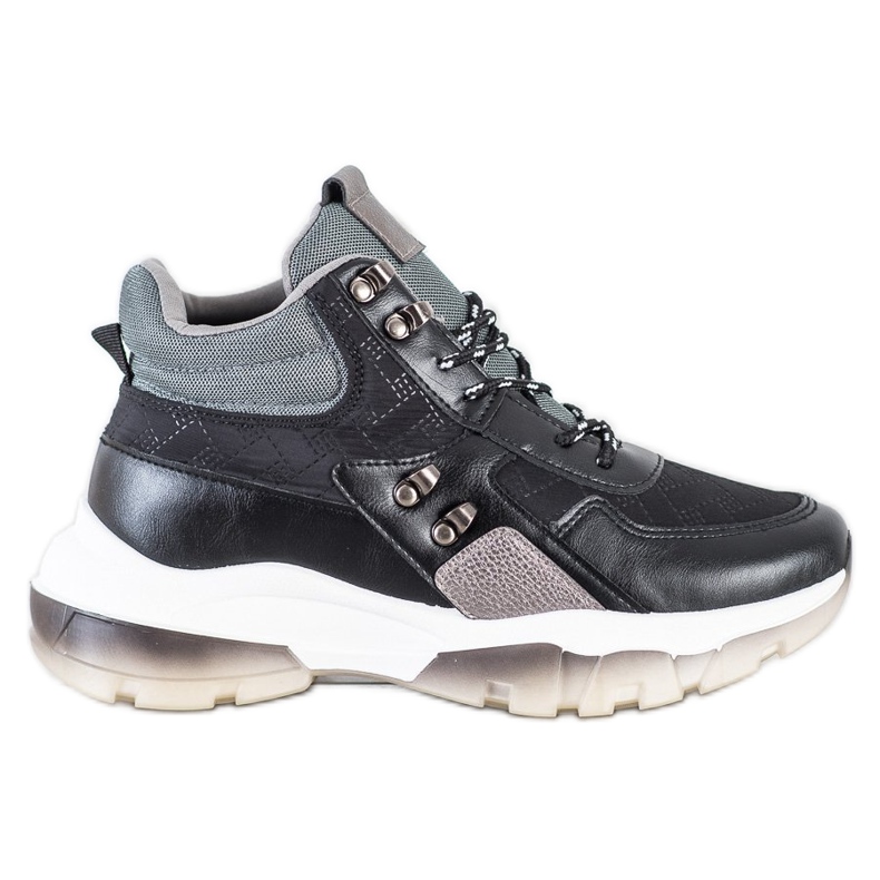 SHELOVET Zapatillas Negras De Moda negro multicolor