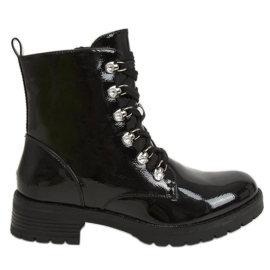Bota lacada negra 7982-PA Black negro