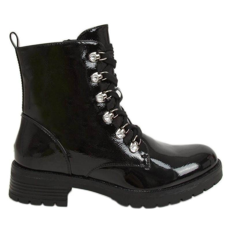 Bota lacada negra 7982-PA Black negro