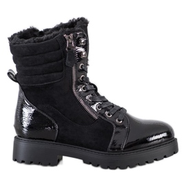 SHELOVET Tramperos con estilo con calentamiento negro