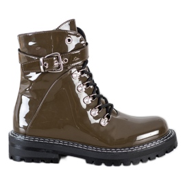 SDS Tramperos lacados de moda verde SDS Tramperos lacados de moda verde