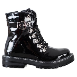 SDS Tramperos lacados de moda negro