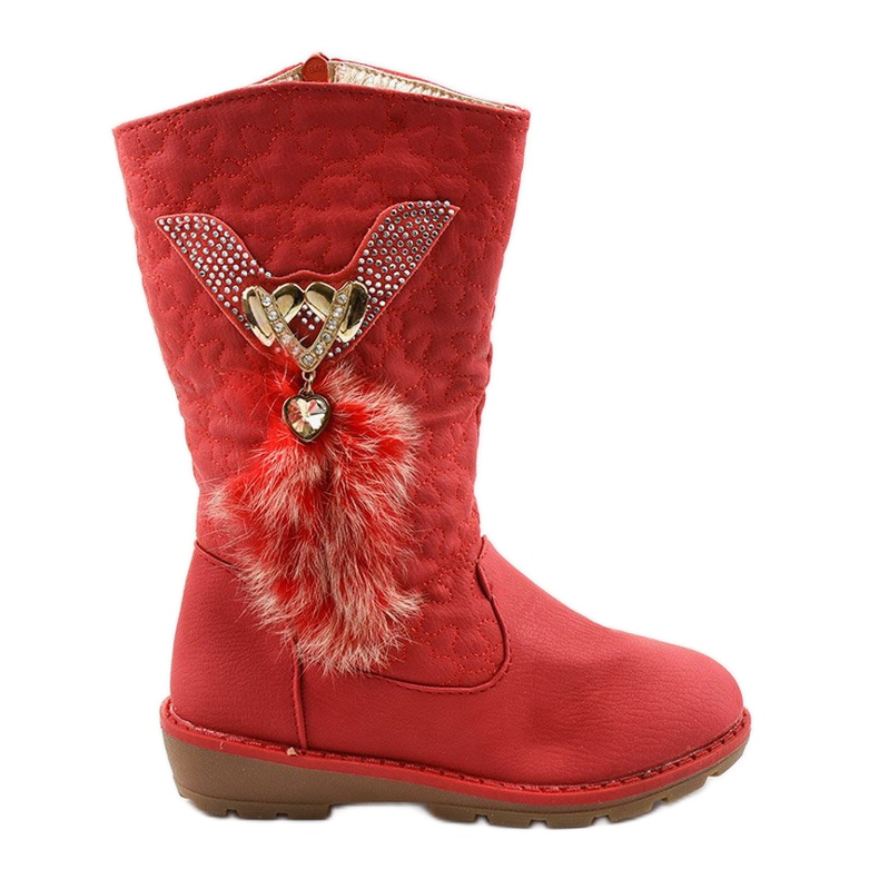 Botas térmicas infantiles Eilris para niñas rojo