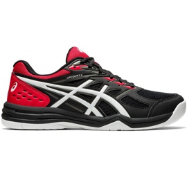 Zapatillas de voleibol Asics Upcourt 4 negro-rojo 1071A053 002 para hombre multicolor