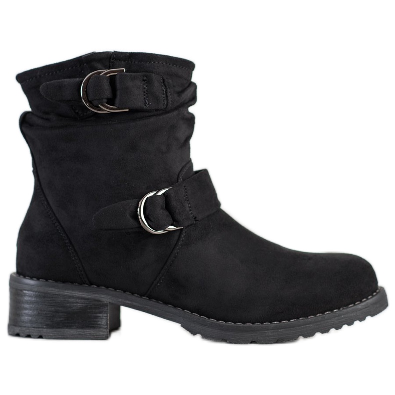 SDS Botines de ante negro
