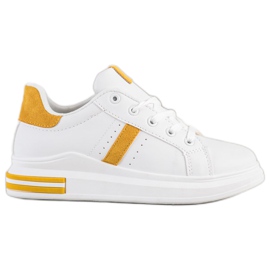 Sweet Shoes Zapatillas blancas blanco amarillo Sweet Shoes Zapatillas blancas blanco amarillo