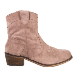 Queentina Cómodas botas de vaquero con aislamiento. beige Queentina Cómodas botas de vaquero con aislamiento. beige