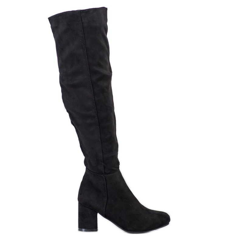Fashion Botas de ante negras negro