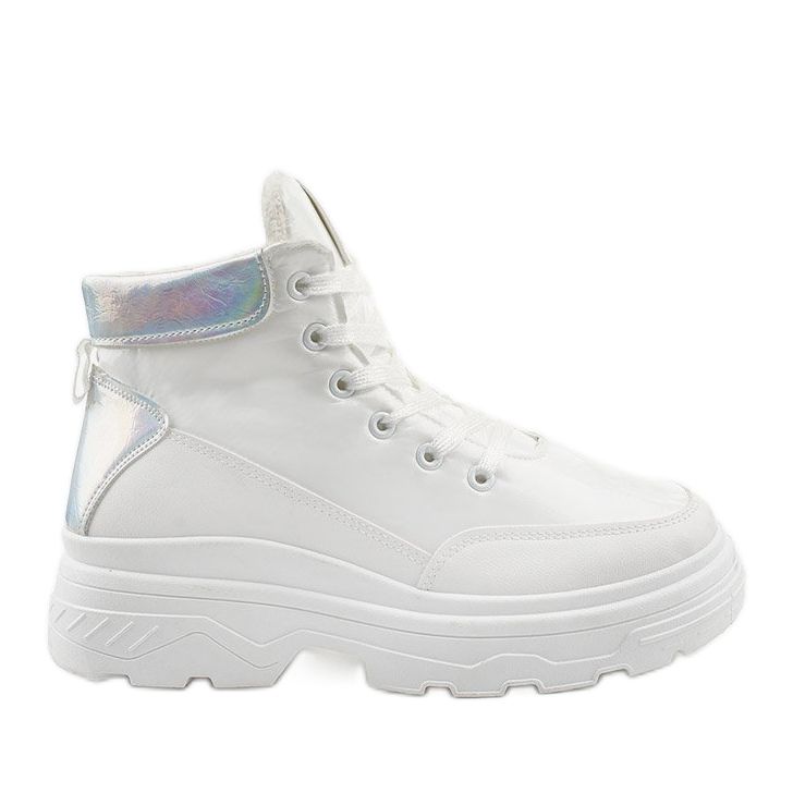 Botas deportivas aislantes blancas Ysleta blanco plata Botas deportivas aislantes blancas Ysleta blanco plata