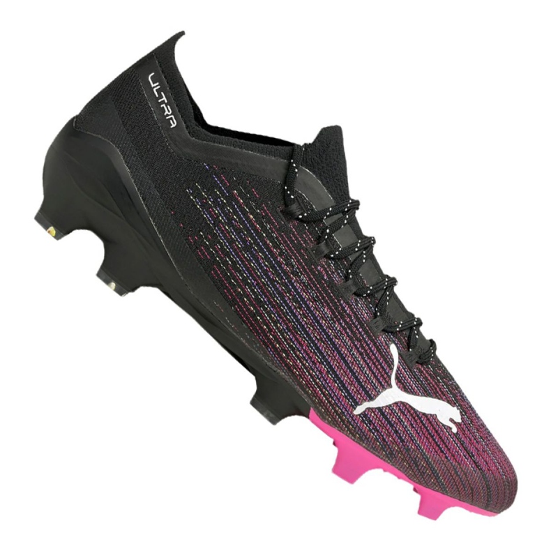 Botas de fútbol Puma Ultra 1.1 Fg M 106044-03 negro, negro, rosa negro
