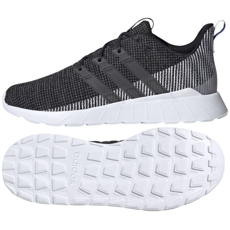 Zapatillas adidas Questar low M FW5111 blanco negro gris