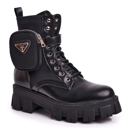 SEA Botas de mujer calentado en la plataforma con riñón negro tensión