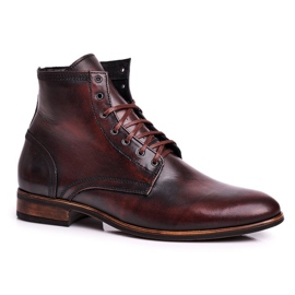 KENT Botas de hombre con botas de piel marrón Bruno KENT Botas de hombre con botas de piel marrón Bruno