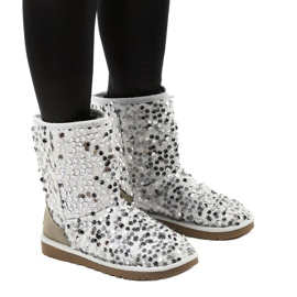 Botas aislantes plateadas emu Stouteyes plata