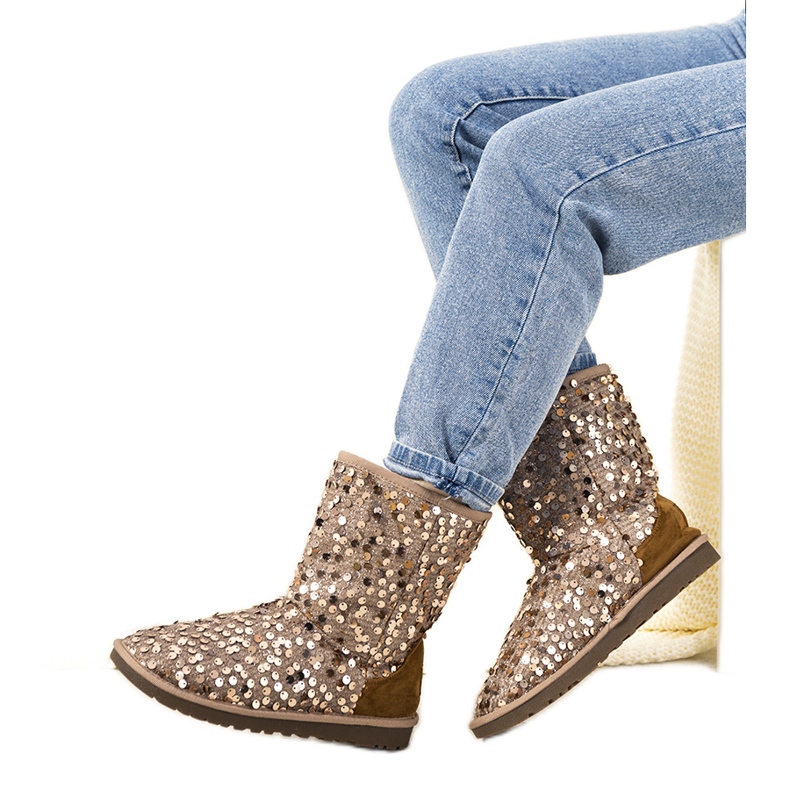 Bota aislante beige emu Stouteyes marrón