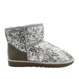 Botas con aislamiento plateado, emu Autumnsnow plata