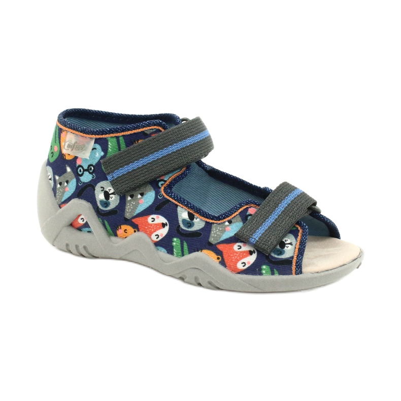 Calzado infantil befado amarillo 350P013 azul marino azul naranja gris