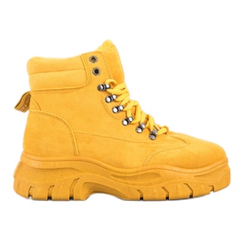 SHELOVET Tramperos de la moda amarilla amarillo