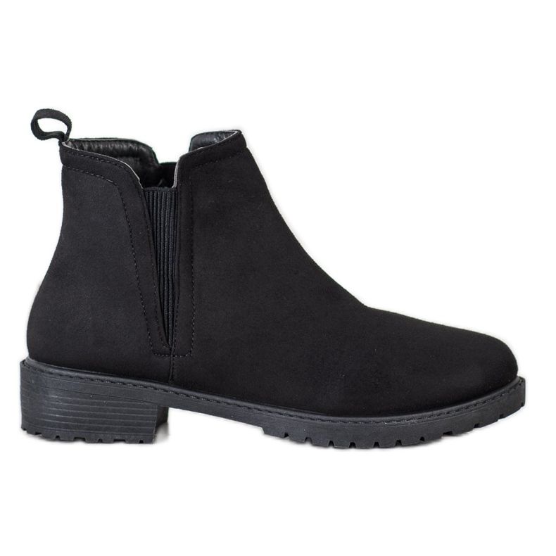 Balada Botas Chelsea negras cálidas negro Balada Botas Chelsea negras cálidas negro