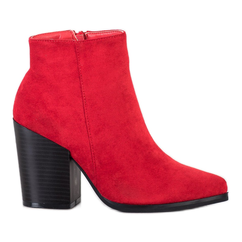 Super Me Botines rojos en un poste ancho