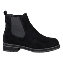 Marquiz Cómodas botas Chelsea negras negro