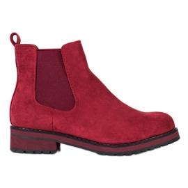 Marquiz Cómodas botas Chelsea granate rojo Marquiz Cómodas botas Chelsea granate rojo
