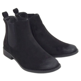 Botines Chelsea negros para mujer 8310 Negro