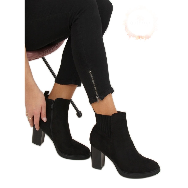 Negro 1155 Tacones negros
