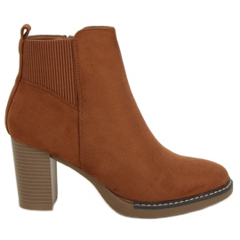 Camel 1155 Tacones camel marrón