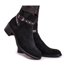 Botas de Mujer Sergio Leone Suede Black BT615 negro