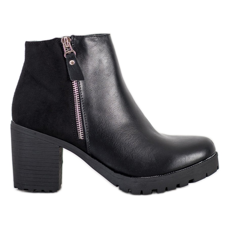 Queen Vivi Botas negras de moda negro