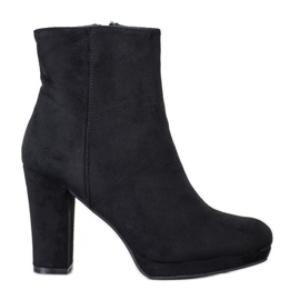 Seastar Botas con tacones altos negro