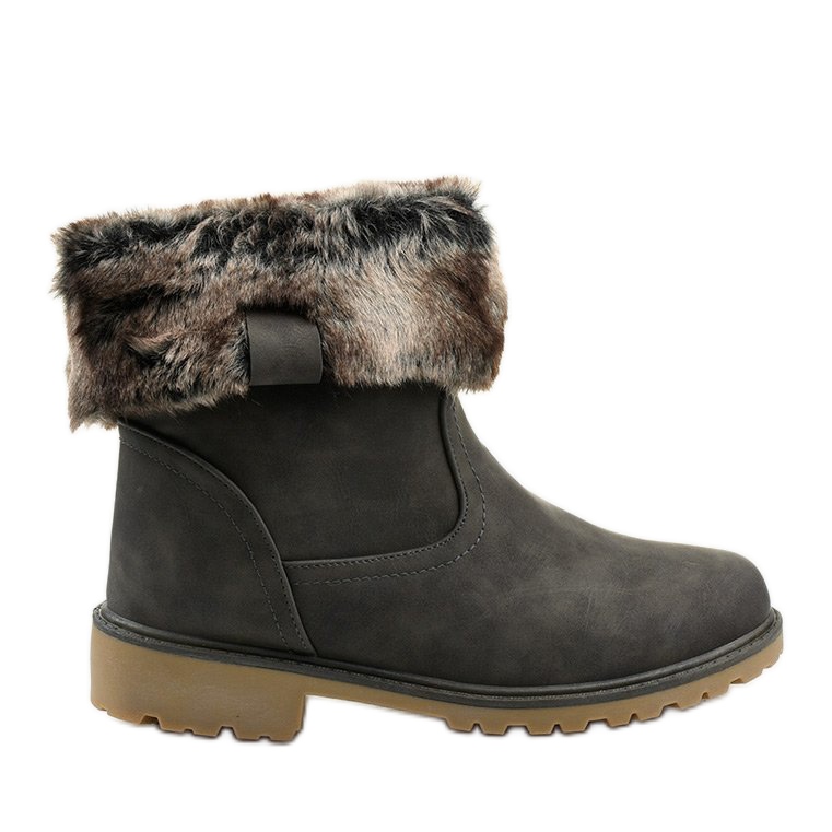 Botas aislantes grises para mujer de Giserelle