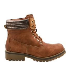 Botas camel con cordones, aislante Halitta marrón multicolor