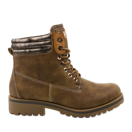 Botas caqui con cordones y Halitta forrado