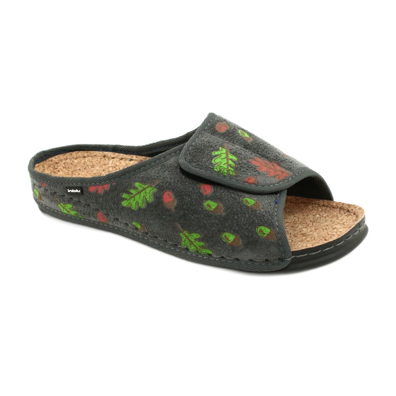 Zapatos de mujer Inblu 155D116 gris multicolor verde Zapatos de mujer Inblu 155D116 gris multicolor verde