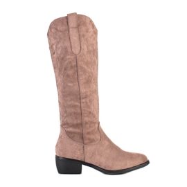 Bestelle Botas de vaquero casual beige