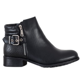 Kayla Botas casuales con hebilla negro