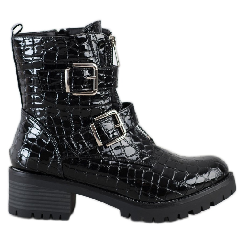 Super Me Trabajadores en un control deslizante de impresión de serpiente negro