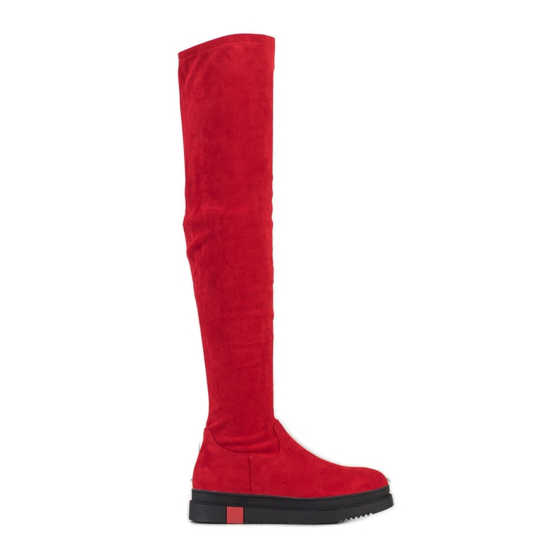 Gogo Botas de plataforma de moda rojo