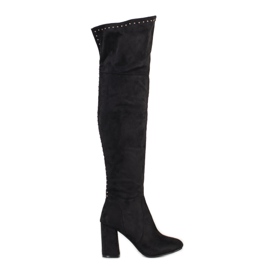Balada Botas elegantes por encima de la rodilla negro