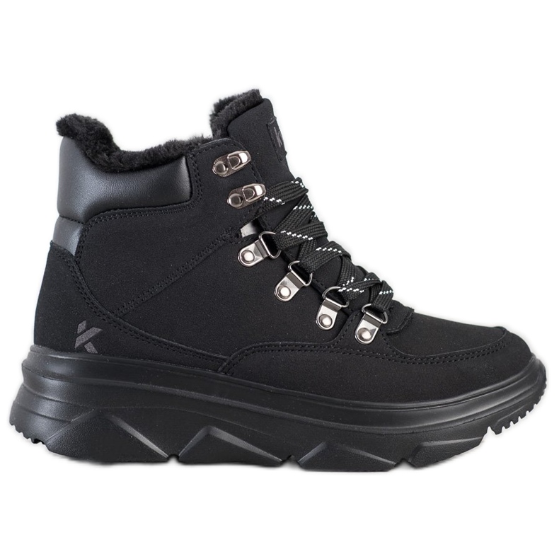 Kylie Tramperos ligeros en la plataforma negro