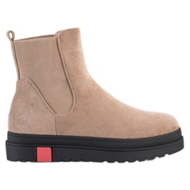 Seastar Botas en la plataforma beige