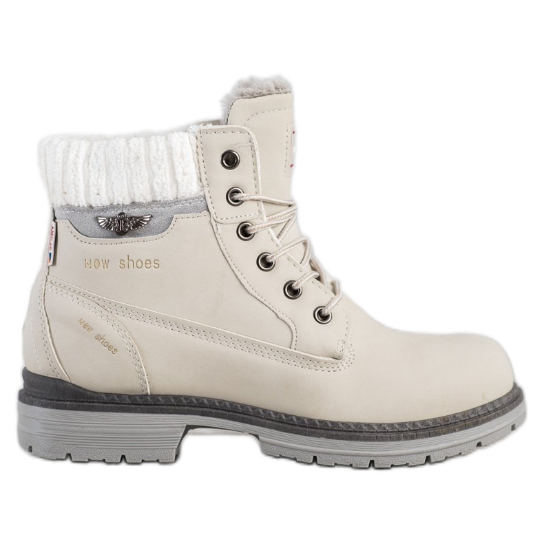 SHELOVET Zapatos nuevos, botas de montaña beige