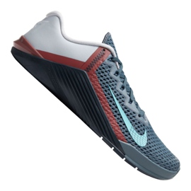 Calzado de entrenamiento Nike Metcon 6 M CK9388-040 blanco negro rojo gris verde