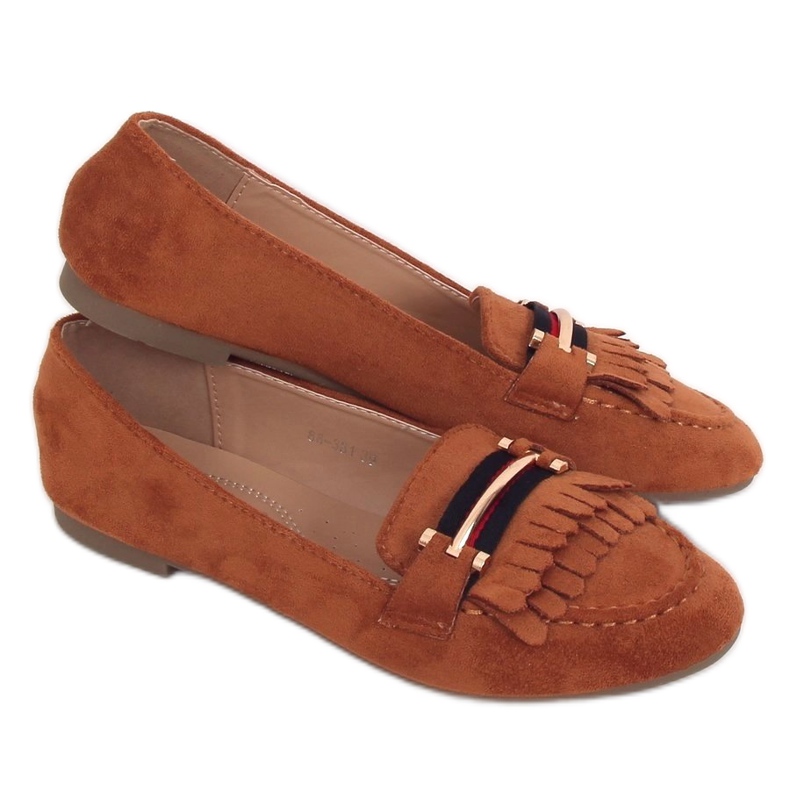 Mocasines mujer camel 88-381 Camel marrón multicolor Mocasines mujer camel 88-381 Camel marrón multicolor