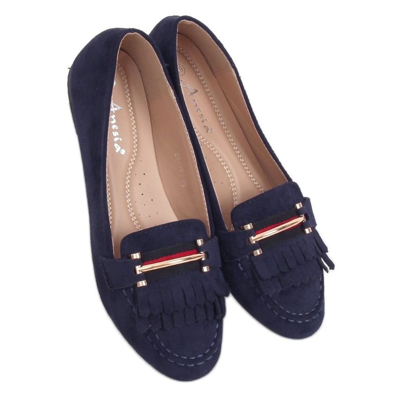 Mocasines mujer azul marino 88-381 Navy